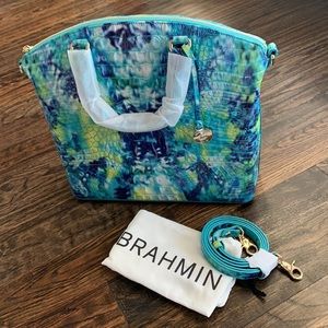 Brahmin Large Duxbury Satchel in Hydro Melbourne